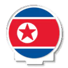 お絵かき屋さんの北朝鮮の国旗 アクリルスタンド