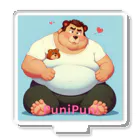 PuniPuniのプニくまオスみがつよい アクリルスタンド