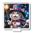 levi shopの魔法使いの六本足の猫 アクリルスタンド