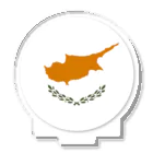 お絵かき屋さんのキプロスの国旗 アクリルスタンド
