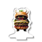 AI妖怪大図鑑のトリプル肉厚ビーフバーガー妖怪　バグドガルド アクリルスタンド