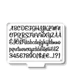 KOIMOPAPAのアルファベット Acrylic Stand