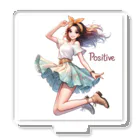 riopara0777のPOSITIVE GIRL Acrylic Stand