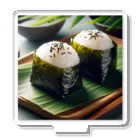 日本の風景 COOL JAPANの日本の風景:お母さんの味''おにぎり" "おむすび''、Japanese scenery: Mom's taste rice balls "Onigri" "Omusubi" アクリルスタンド