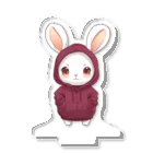 Vasetti_pressの赤パーカーを着ているうさぎちゃん アクリルスタンド