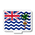 お絵かき屋さんのイギリス領インド洋地域の旗 アクリルスタンド