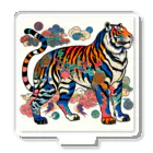 chaochao0701の浮世絵風　虎（威風堂々）"Ukiyo-e Style: Majestic Tiger" "浮世绘风格：威风凛凛的虎" アクリルスタンド