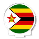お絵かき屋さんのジンバブエの国旗 アクリルスタンド