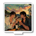 AQUAMETAVERSEのコルシカ島・ワインで乾杯　Tomoe bb 2712 Acrylic Stand