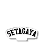 せたが屋さんの世田谷Tシャツ　ブラックロゴ(setagaya item) Acrylic Stand