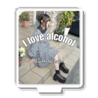 睡蓮ちゃんの睡蓮ちゃん アクリルスタンド I love alcohol Ver. Acrylic Stand