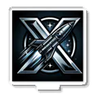 亀蘭タマムシのThe "X" when it comes to rockets. アクリルスタンド