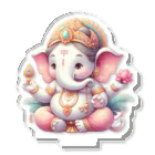 🐘Ganesha Shop🪷のぽってりゆる可愛ガネーシャ アクリルスタンド