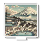 kimagure_MARCHEのJapan Mt. Fuji Sento Bathhouse Beautiful scenery アクリルスタンド