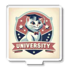 猫猫’ズのMeow University シリーズ【白猫】 Acrylic Stand