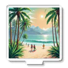 Paradise ExploreのPalm Breeze Bliss Acrylic Stand