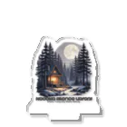 Nodoka Silence Library - WEB SHOPのSnow Cottage Acrylic Stand