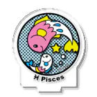 Macchi Baco | SUZURI SHOPの星座／Pisces（うお座）アイコン風イラスト アクリルスタンド