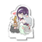 Chinchilla’ｓ（ちんちら～ず）の葉月なちゅえ＆ほわぷりちんちらーずコラボグッズ Acrylic Stand