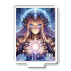 電脳女神 CyberGoddessのベテルギウス惑星同盟連合 首都星防衛軍 首席電磁魔導士「ステファーヌ」SF サイバーパンク アクリルスタンド