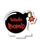 studio  bombのstudiobombロゴ アクリルスタンド