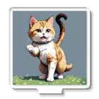 ドット絵ネコの踊る猫 アクリルスタンド