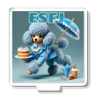 MsArtShopのESFJのトイプードル アクリルスタンド