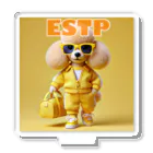 MsArtShopのESTPのトイプードル Acrylic Stand