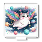 キャットパラダイス☆彡のユニ猫　宇宙空間 アクリルスタンド