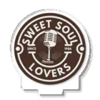 soul_mateのSweet Soul Lovers★クラシックマイク（ブラウン） Acrylic Stand
