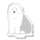 ゆいたっく／犬イラストのオールドイングリッシュシープドッグ Acrylic Stand