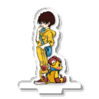 勇気を与えるつきのうた🌝の中の人と着ぐるみ Acrylic Stand