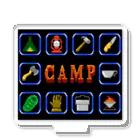 スロータイプ書店 Slowtype BooksのCAMP キャンプ 256-1 アクリルスタンド