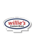 willie's Custom Brass@SUZURIの　willie's 公式ロゴアイテムズ アクリルスタンド