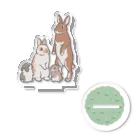 大賀一五の店のうさぎがヒュッ！ Acrylic Stand