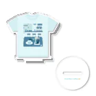 Teal Blue Coffeeのアイスコーヒーをどうぞ　～常連さんのTシャツ～ アクリルスタンド