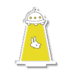 soratoのUFOにつれてかれるうさぎ Acrylic Stand