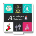 月夜のタツノオトシゴのAnd so happy Christmas2 Acrylic Stand