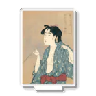 寿めでたや(ukiyoe)の浮世絵：喜多川歌麿_婦女人相十品・煙草の煙を吹く女 アクリルスタンド