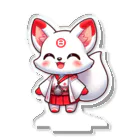 大江戸花火祭りのInari Fox Charm Magic～稲荷の狐1 Acrylic Stand