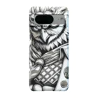 となりのふくろうのジョジョ風マッスルふくろうTシャツ Android Smartphone Case