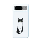 小鳥と映画館のお利口さんのハチワレちゃん Android Smartphone Case
