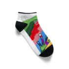 わんこのRAINBOW FROG Ankle Socks