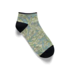 かえる商店のBachelor's Button by William Morris Ankle Socks