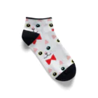 aiueoneko358のオッドアイキャット Ankle Socks