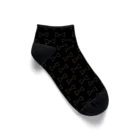 のんつ屋の三角×四角×りぼん Ankle Socks