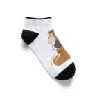 Loveuma. official shopのまんまるおデブうま by AERU Ankle Socks