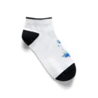 yuuの黒猫と青い鳥 Ankle Socks