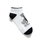 nezu_nezuのブルーベリーチーズネズミ Ankle Socks