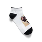 可愛いチワワグッズショップのブラックタンチワワ Ankle Socks